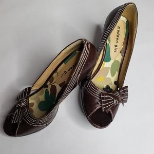 Madden Girl Addey Brown Paris heels